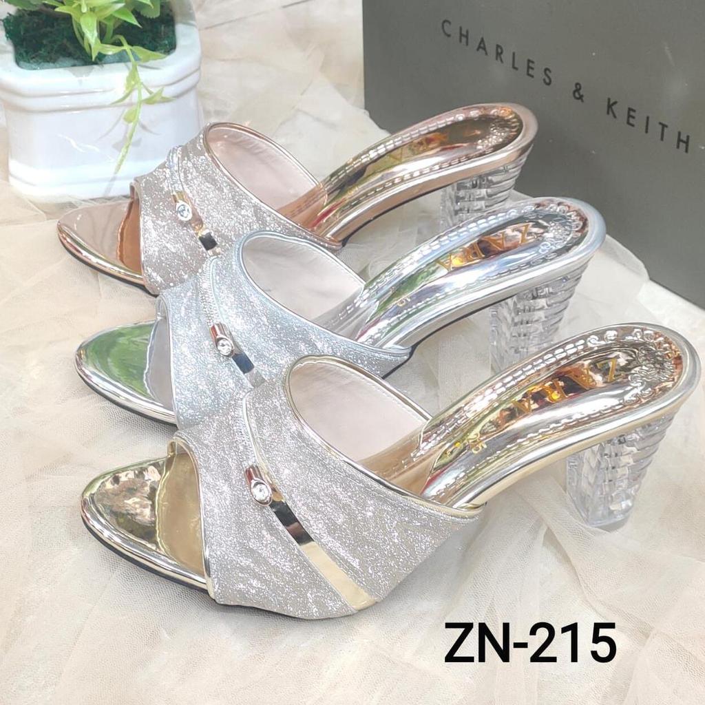 Sandal pesta collibry hak kaca tinggi 7