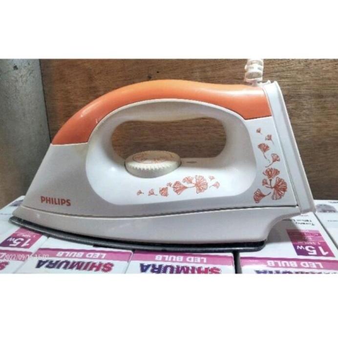 SETRIKA GOSOKAN PHILIPS TIPE  HI 115 OREN SECOND/BEKAS BERKUALITAS
