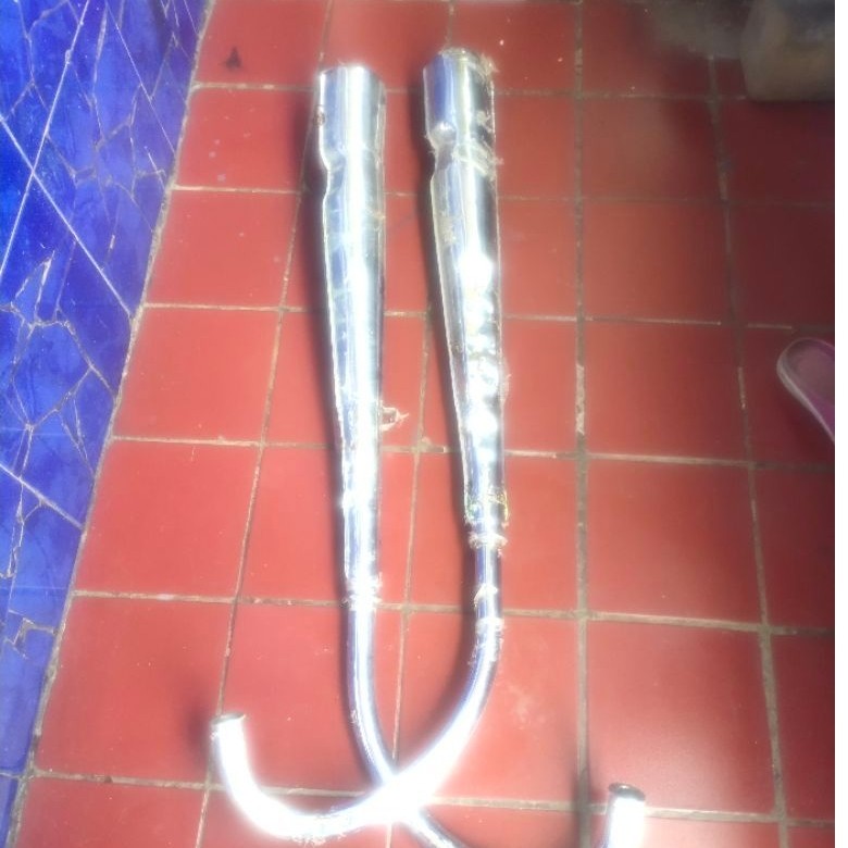 knalpot honda cb cb200 cb175 cb125twin