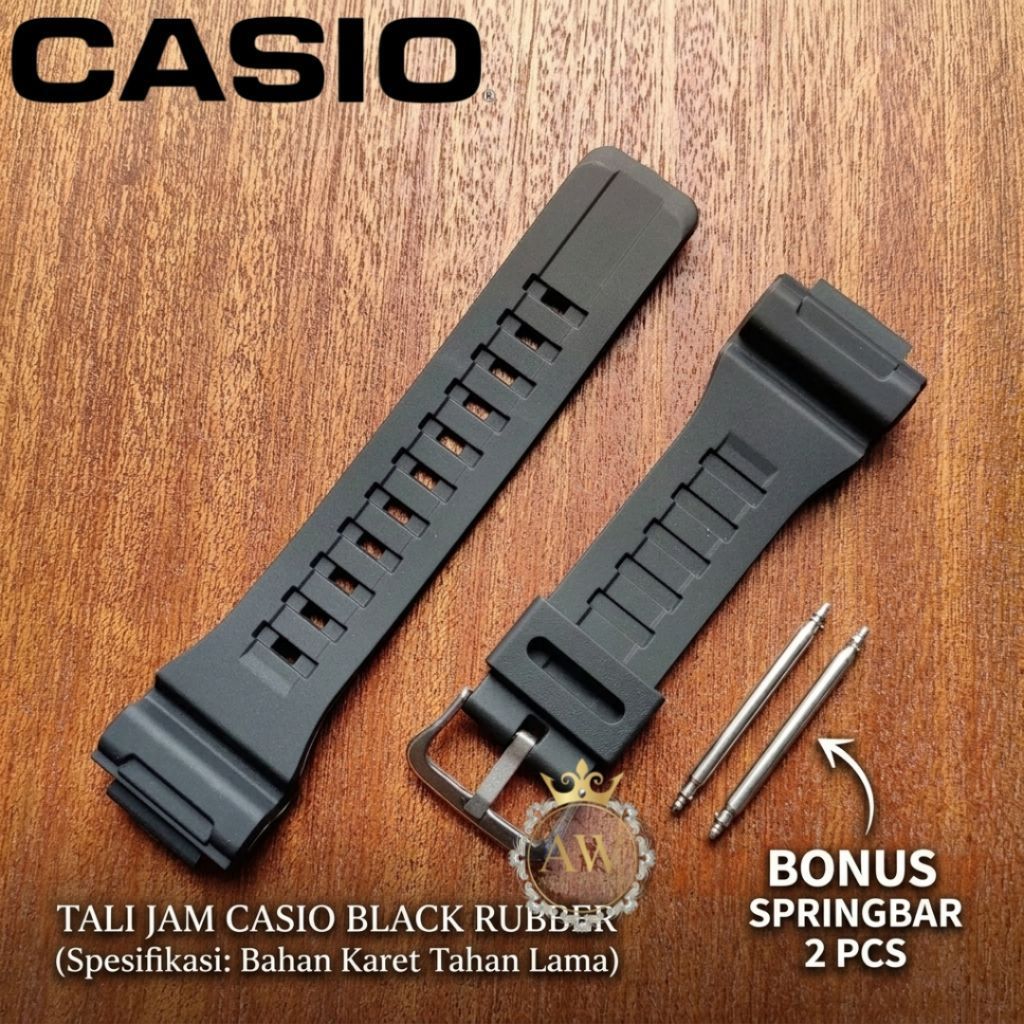 TALI JAM CASIO G-SHOCK W737H W737 RUBBER STRAP W 737 H BONUS PEN