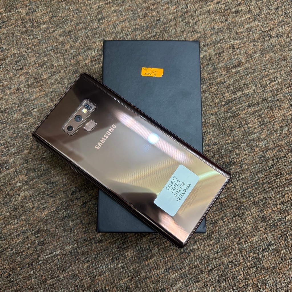 samsung note9 6/128gb second resmi original