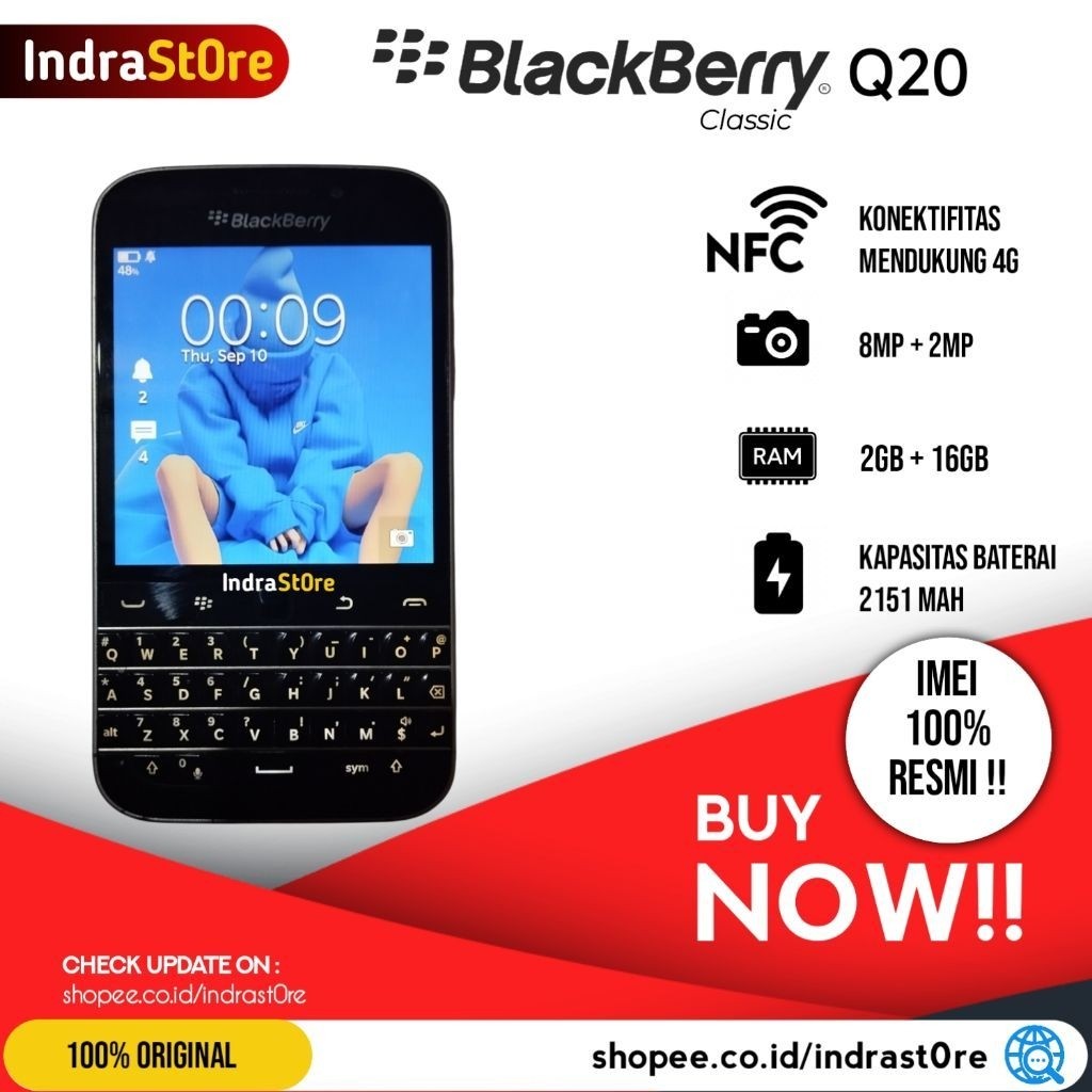 Blacberry Classic Q20 NFC