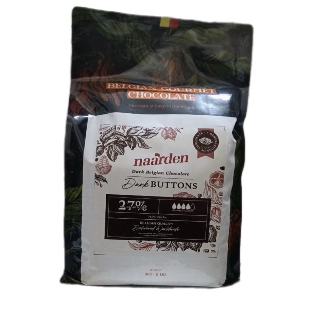 Cokelat Couverture Naarden Dark Belgian Chocolate 27%