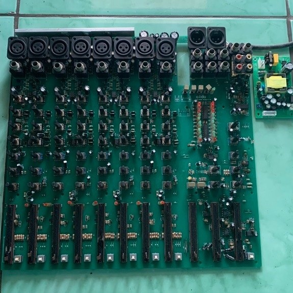 Mixer 8ch tanpa box komponon makro