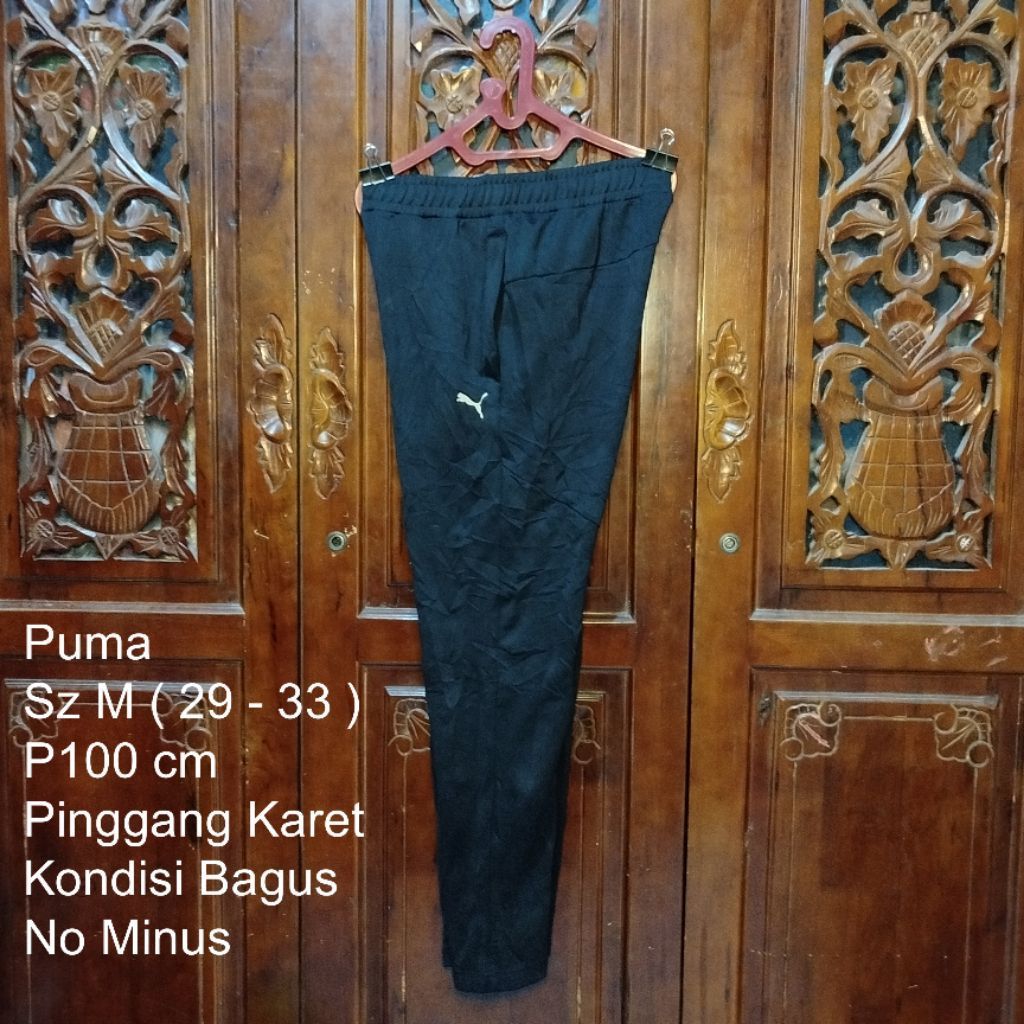 CELANA PANJANG TRAINING PUMA SIZE M BEKAS SECOND