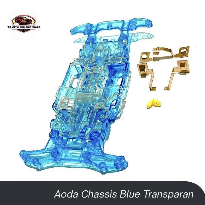 Sajakalana4 - Aoda Chassis Biru Transparan For Aoda Chassis Bening Kosongan Original Aoda Terminal