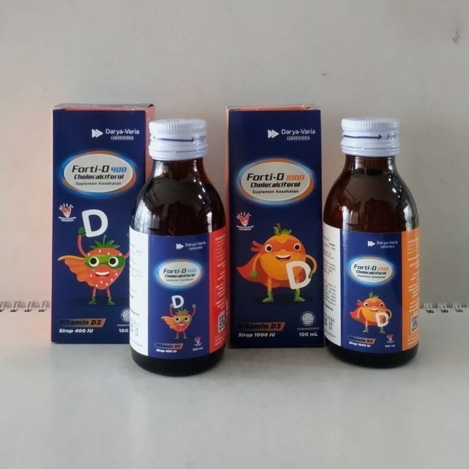 Forti- D Sirup Vitamin D3 Untuk Anak dan Dewasa