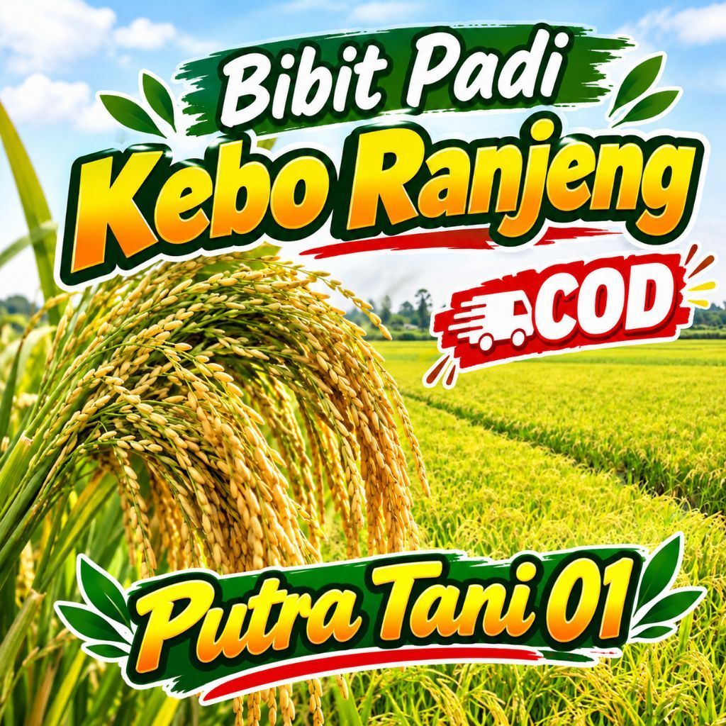 Bibit Padi KEBO RANJENG kemasan 5k