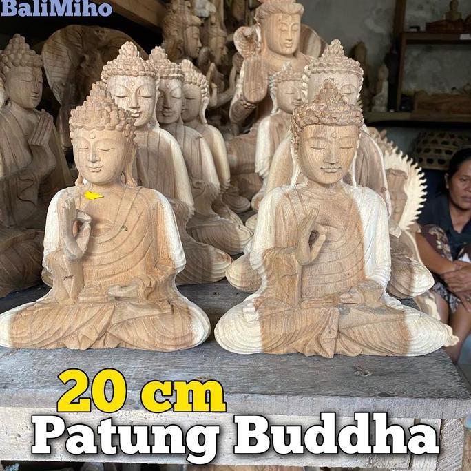 Patung Buddha Kayu Patung Buda Kayu Patung Budha Kayu Pajangan Budha