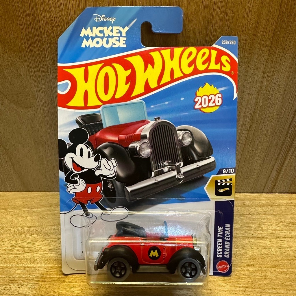 HW Reguler Mickey Mouse Car Case/LOT N 2026