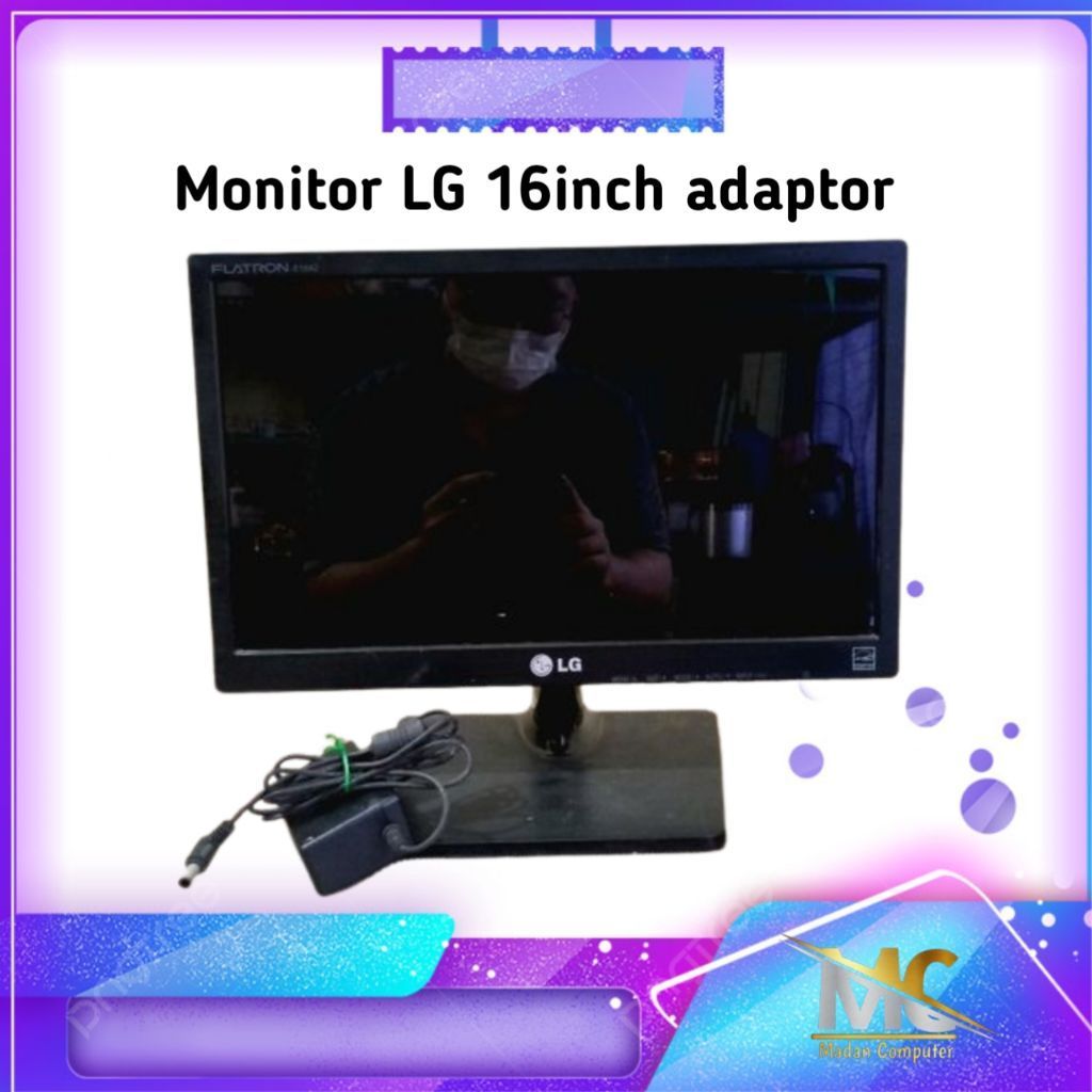 monitor LG 16inch adaptor