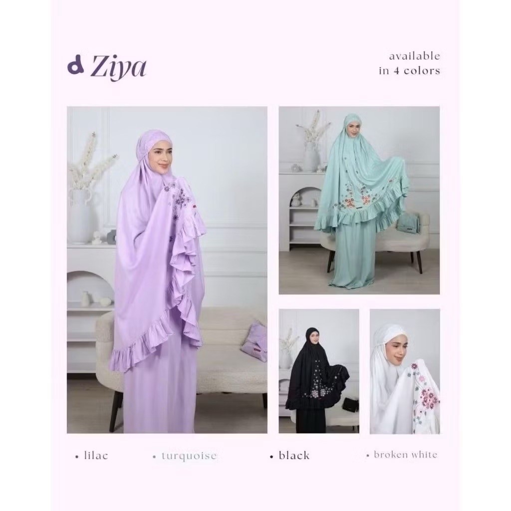 sale 20% / mukenah d’ziya / mukenah dannis terbaru / rayon / mukenah dewasa