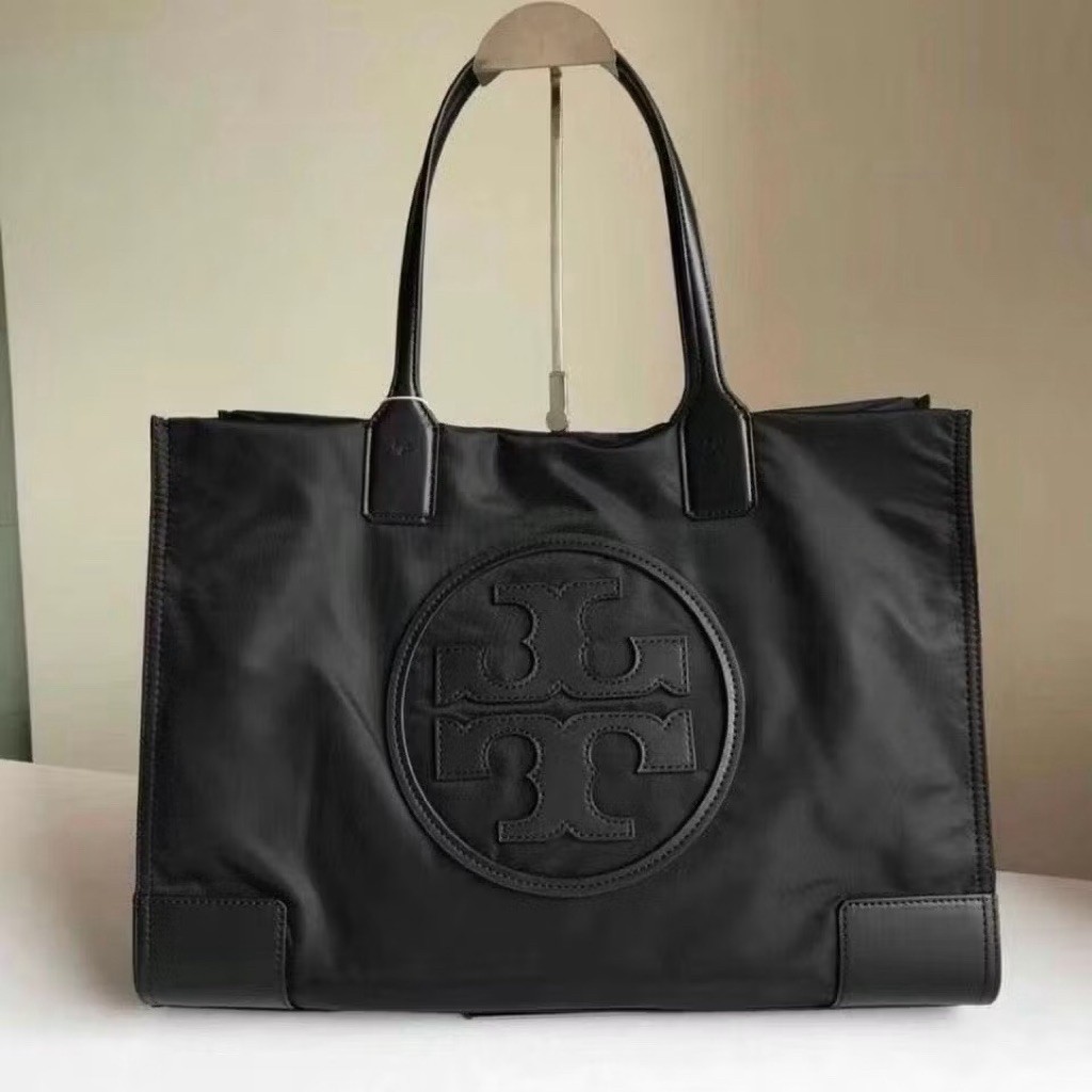 Preloved Tory Burch Ella Tote Bag – Black