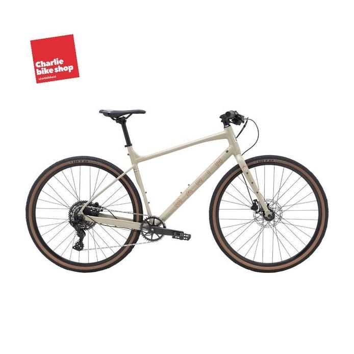 Fullbike Sepeda Gravel Marin DSX Base MY25 1x9 Speed - Khaki Red