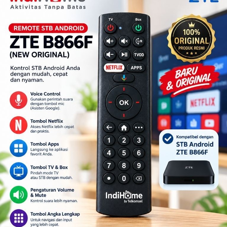 REMOT STB ZTE B866F (New Original)