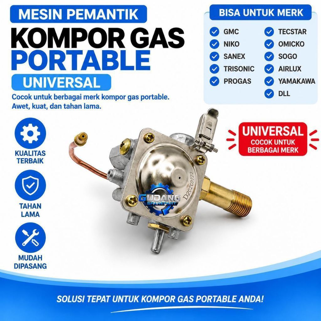 MESIN PEMANTIK KOMPOR GAS PORTABLE / MESIN PEMATIK KOMPOR GAS PORTABLE