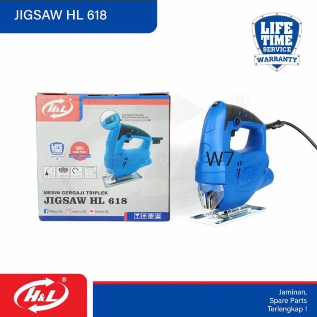 Mesin Gergaji Jigsaw Potong Triplek HL 618 H&L
