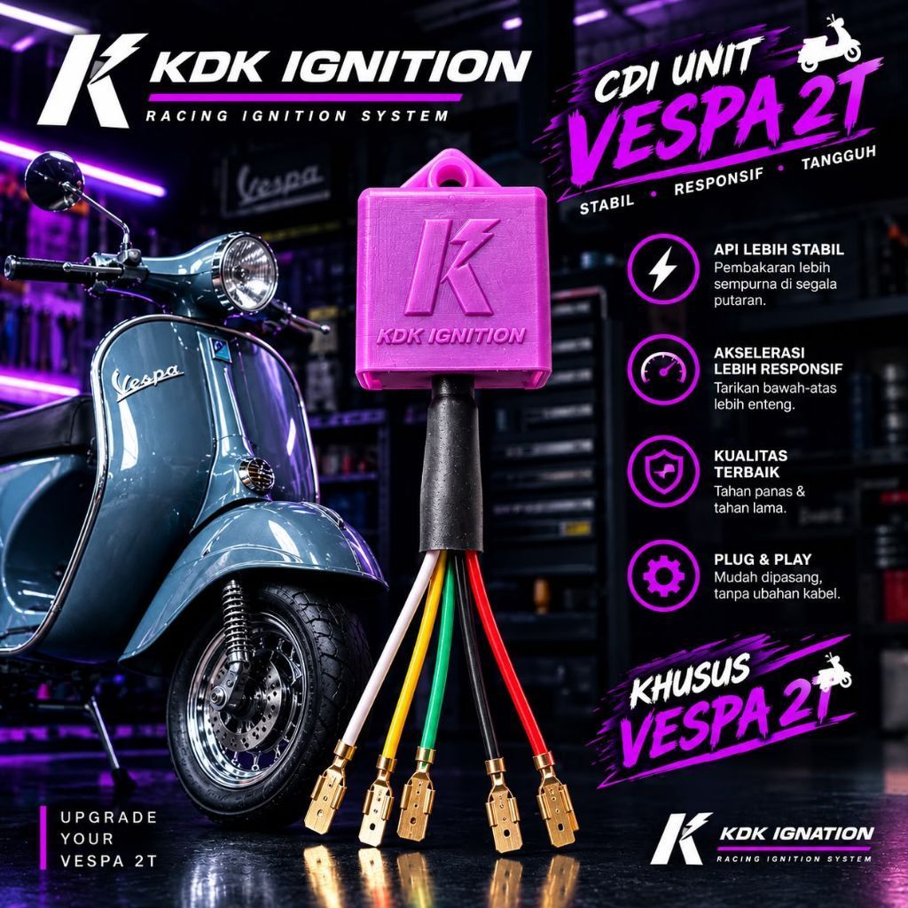 CDI VESPA PX-E // CDI VESPA micro tiic upgrade