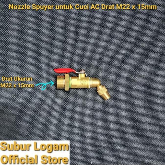 Spuyer + Keran Cuci Ac Drat M22 X 15Mm Orion Superjet 100 Spv 100Spv Superjet100Spv