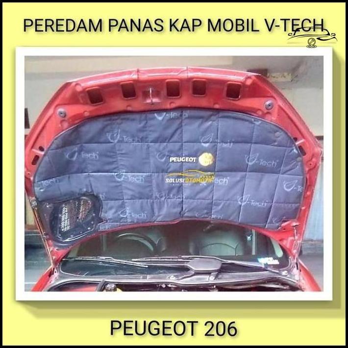 Peugeot 206 Pelindung Peredam Panas Kap Mesin Aksesoris Mobil Vtech Restock