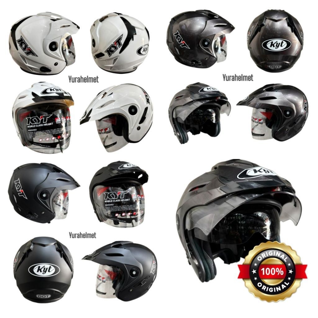 helm KYT venom rr/HELM KYT VENOM RR DOUBLE VISOR/HELM HALF FACE KYT VENOM RR DOUBLE VISOR ORIGINAL 1