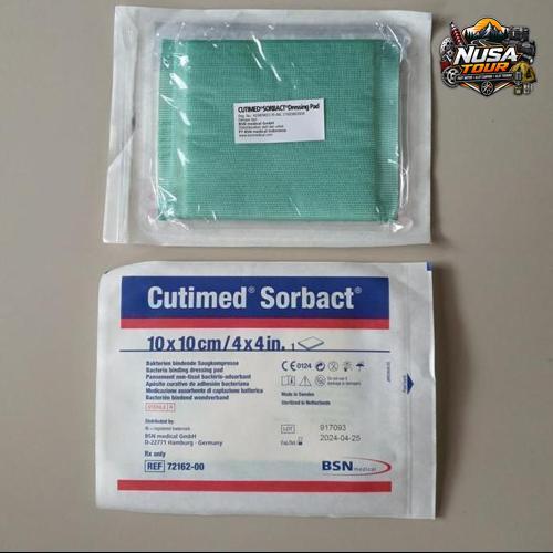 Cutimed Sorbact Swab 10 x 10cm