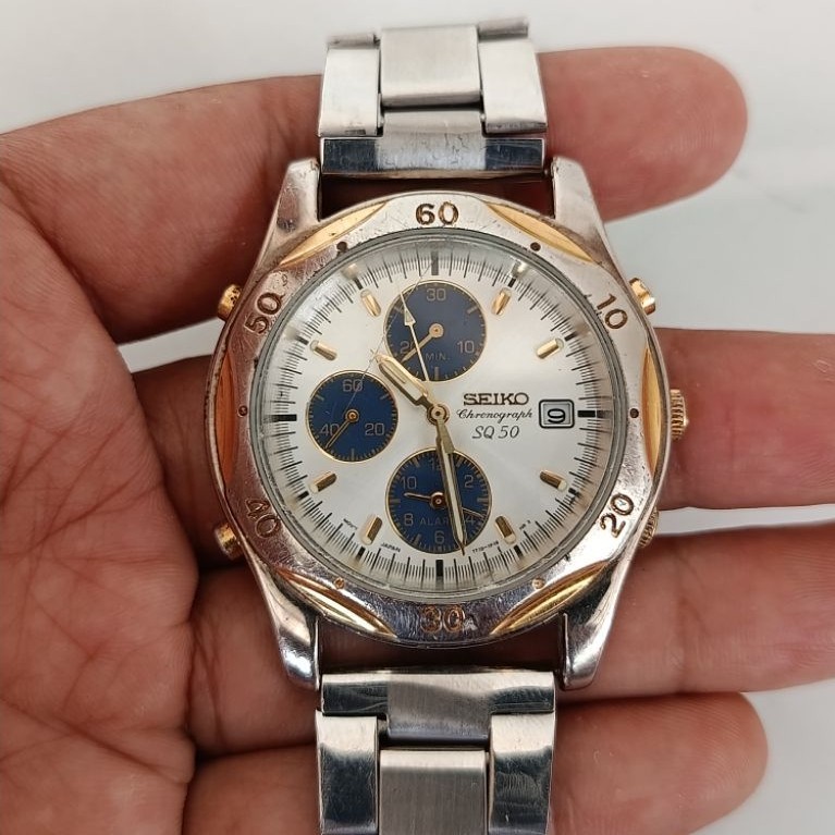 jam seiko chronograph SQ 50