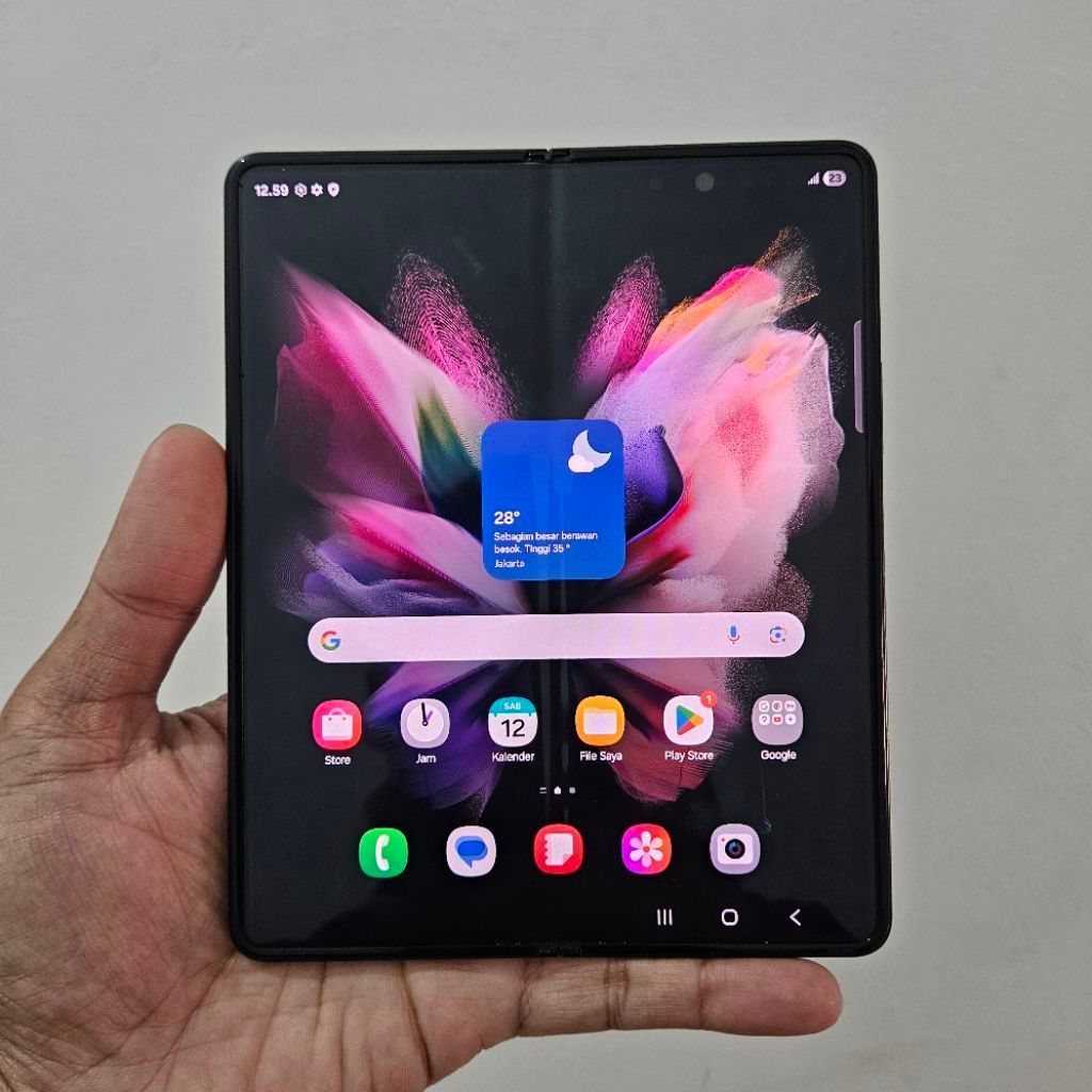SAMSUNG Z FOLD 3 5G 12/512 (Minus Dikit) HP Second Murah