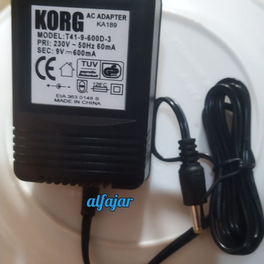 Adaptor efek Guitar Effect 9V 600mA Korg Behringer Zoom Joyo Vox (semua merk efek gitar)