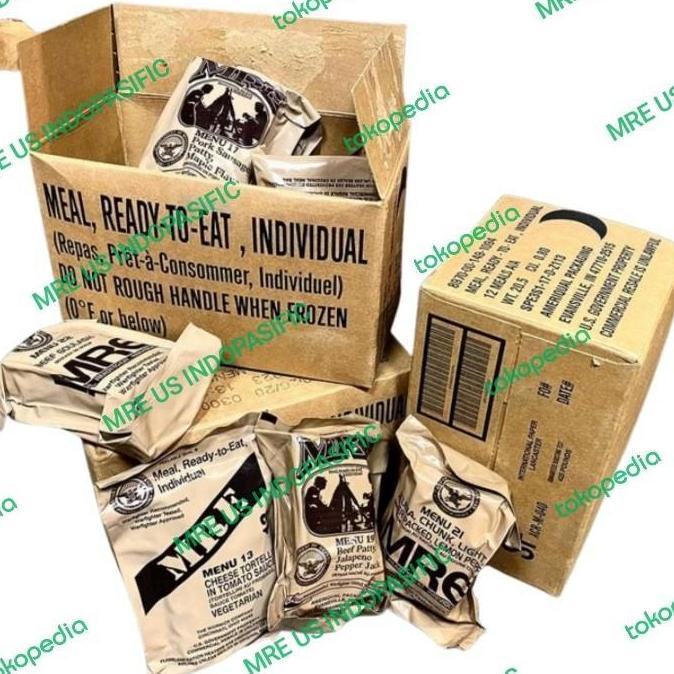 MRE ransum tentara amerika menu random