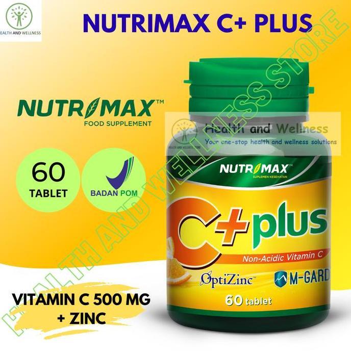 Max- Nutrimax Vitamin C C Max 1000 Mg C Plus 500 Mg Junior Phytogreen Zinc