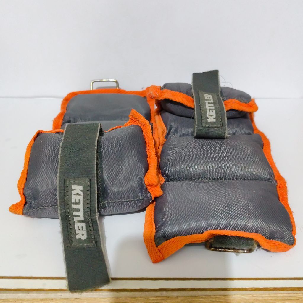 Jual Alat Latihan Penambah Beban Kaki atau Tangan Brand Kettler Nylon Ankle / Wrist Weight Beladiri 