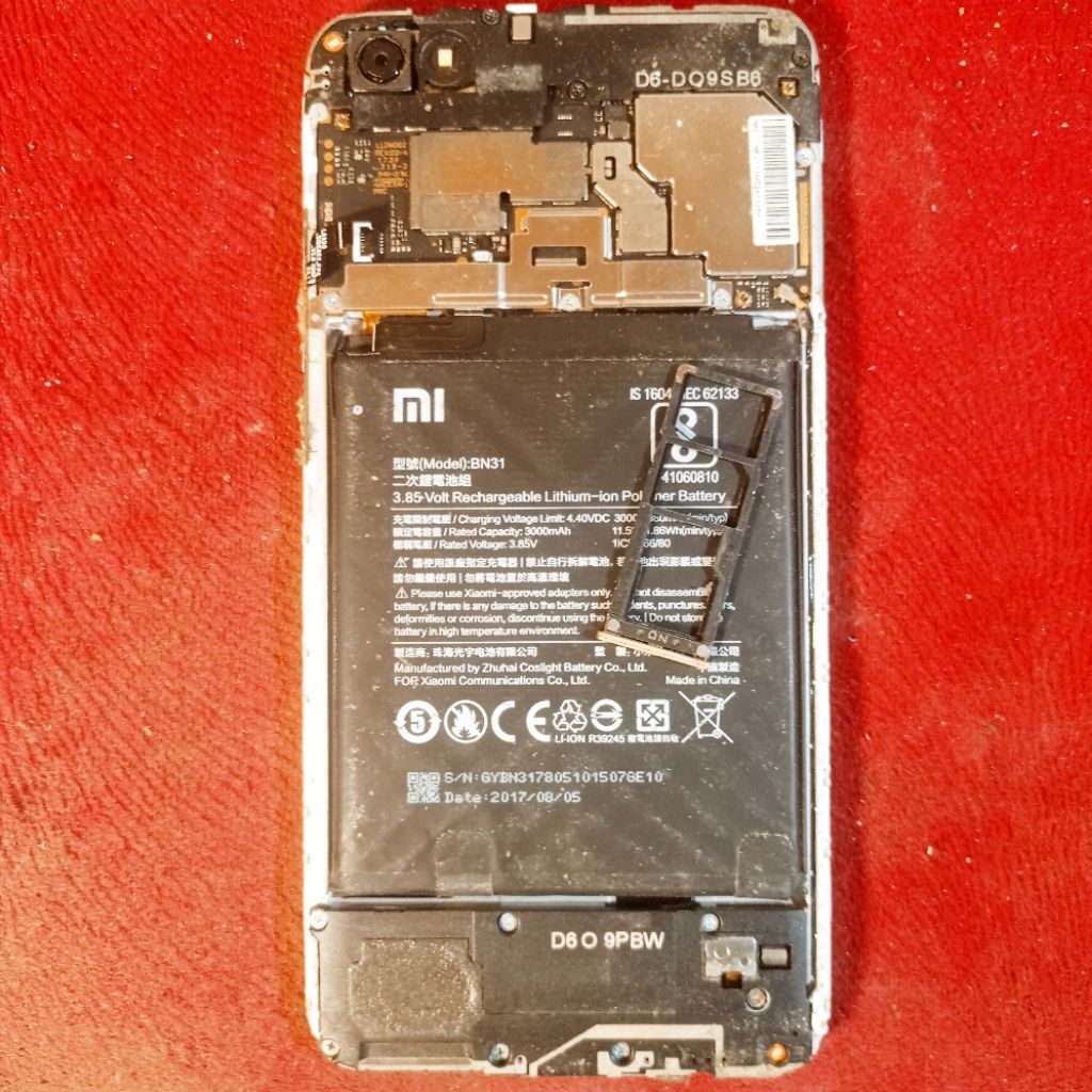 Mesin Xiaomi Redmi Note 5A matot