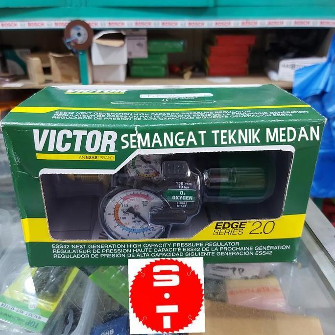 NEW ESS42 REGULATOR OKSIGEN TABUNG LAS OKSIGEN OXYGEN EDGE VICTOR ESS 42