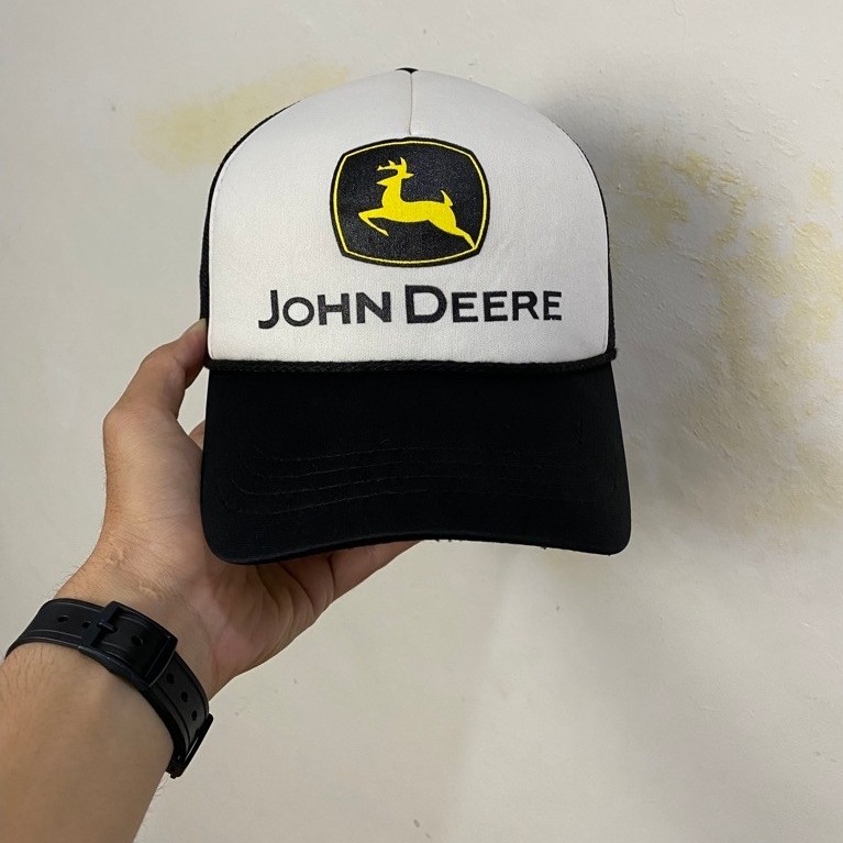 topi Jaring Jhon Deere Big Logo Original