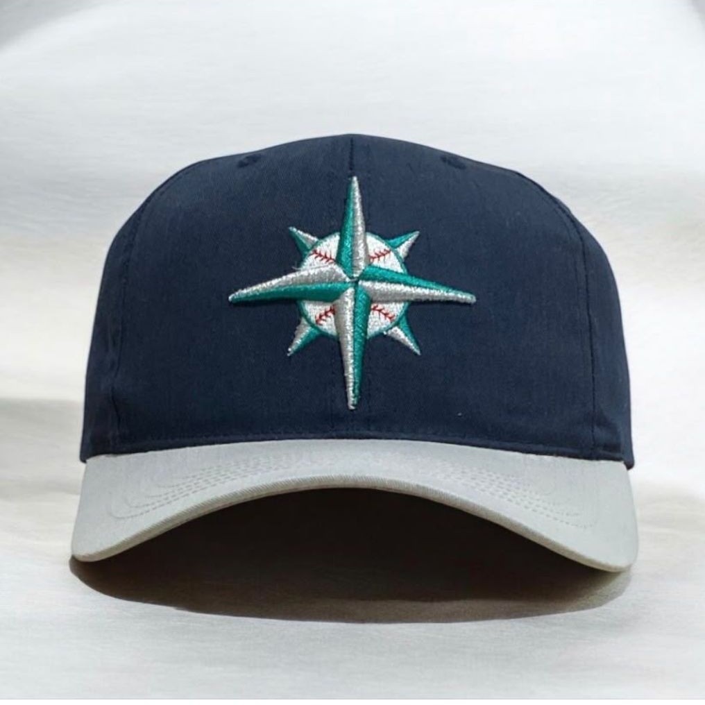 [RARE] Topi Vintage Seattle Mariners MLB x Twins Enterprise Snapback Original Second - ukuran S/M Li
