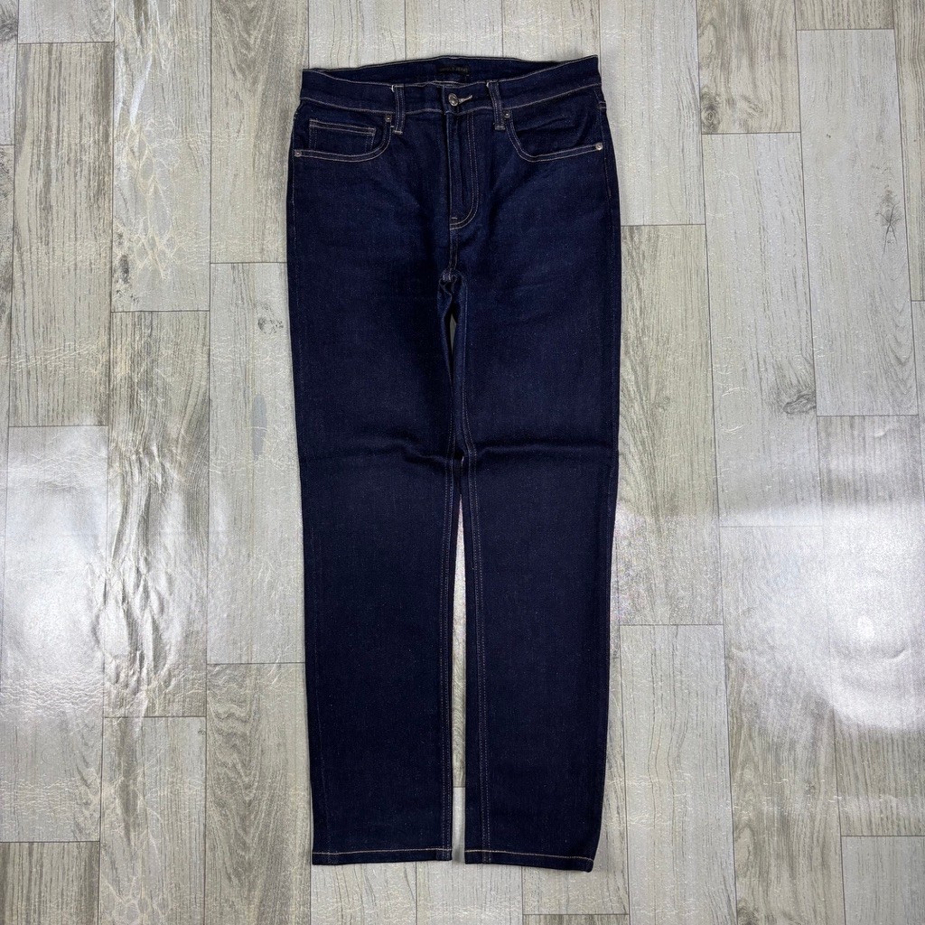 Uniqlo jeans slim straight fabric by kaihara