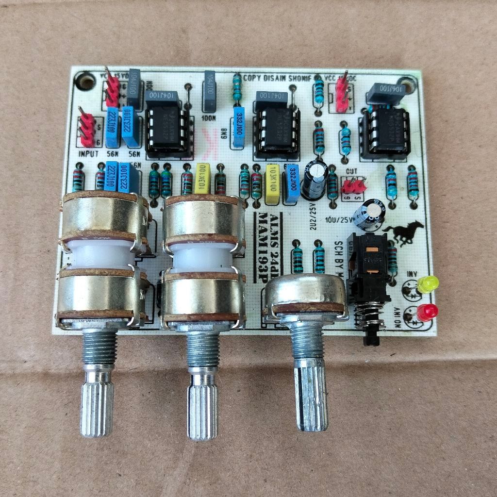 KIT ALMS 1 WAY / KIT CROSSOVER / ALMS MENEGEMENT ANALOG KARAKTER MID HIGH