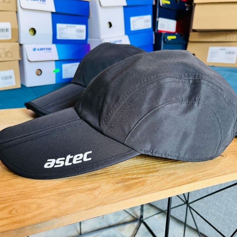 Topi Astec -ASC MYRON RUNNING CAP  BLACK ORIGINAL SALE SPORT STATION