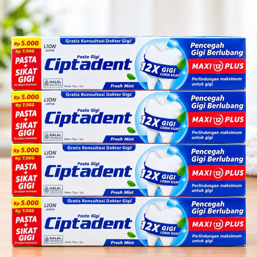 Ciptadent Pasta Gigi 75gr + 1pcs Sikat Gigi