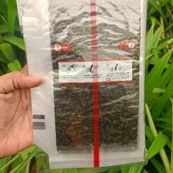 Nori onigiri lembar/rumput laut/nori/onigiri