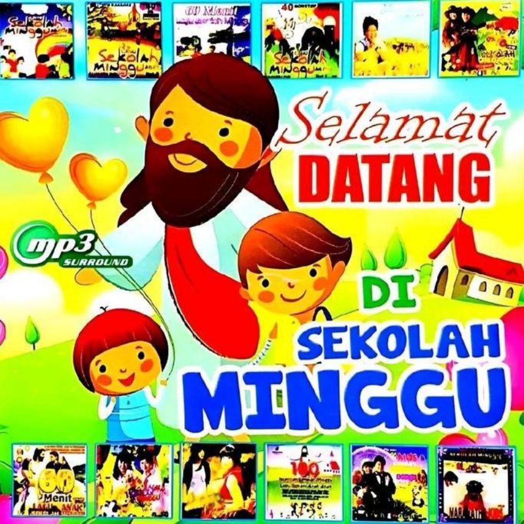 Kaset CD MP3 Lagu Rohani Anak Sekolah Minggu - LAGU ROHANI ANAK TERPOPULER