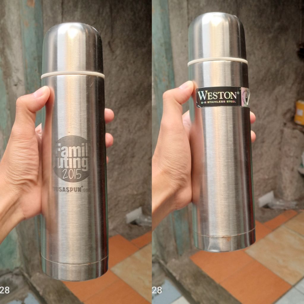 preloved Termos Stainless Weston dan Doraemon