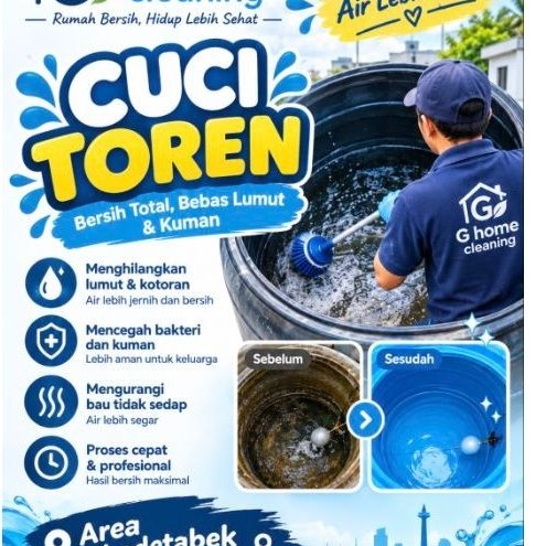 Cuci toren jabodetabek | Jasa cuci toren | pembersih toren