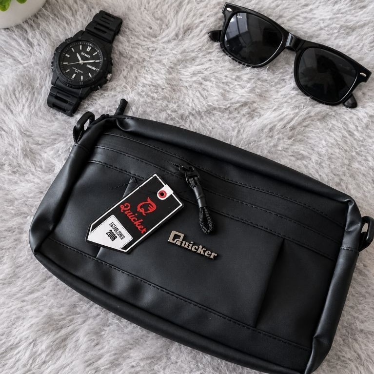 QUICKER Tas Selempang Handbag Waistbag Waterproof Minimalis Multifungsi