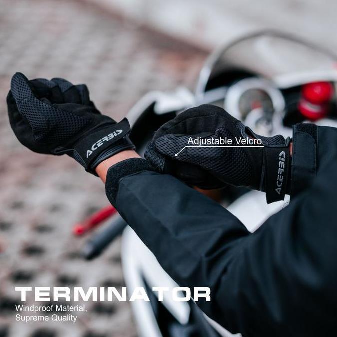 Jaket Motor Pria WIndproof - REDFOX - Terminator