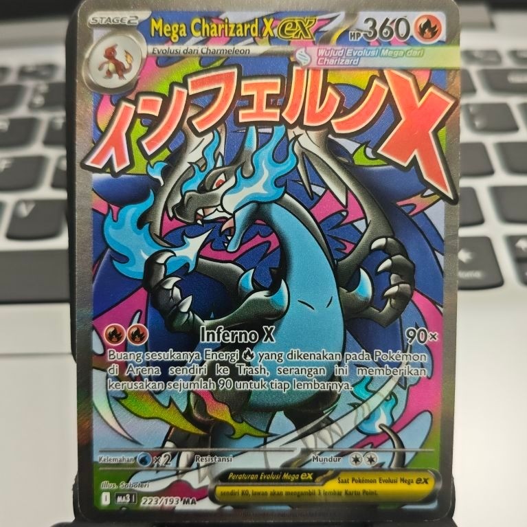 TCG pokemon mega charizard x ex ma