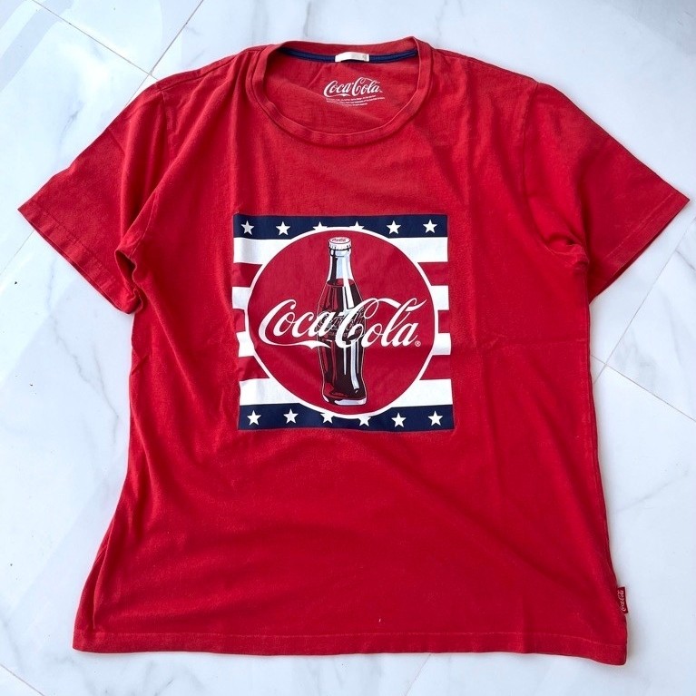 kaos coca cola second