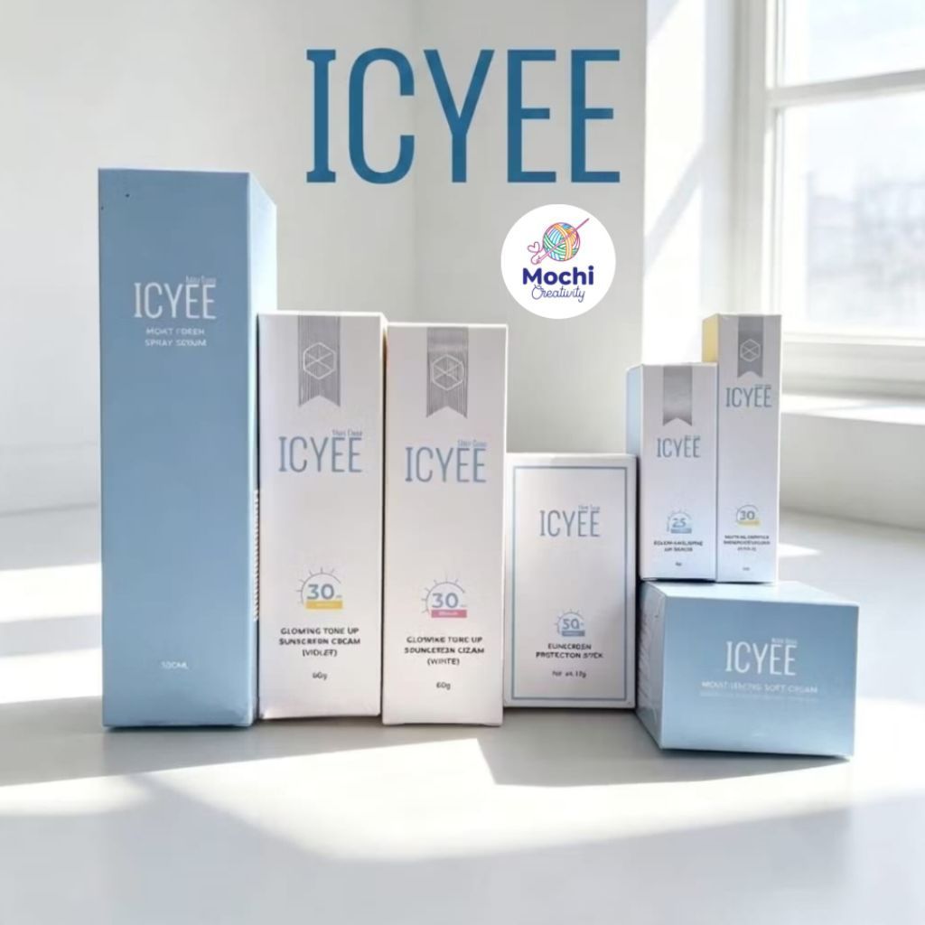 Icyee Spray Serum Sunscreen Stick Refreshing Gel Cream Moisturizing Soft Cream Lip Sunscreen Serum