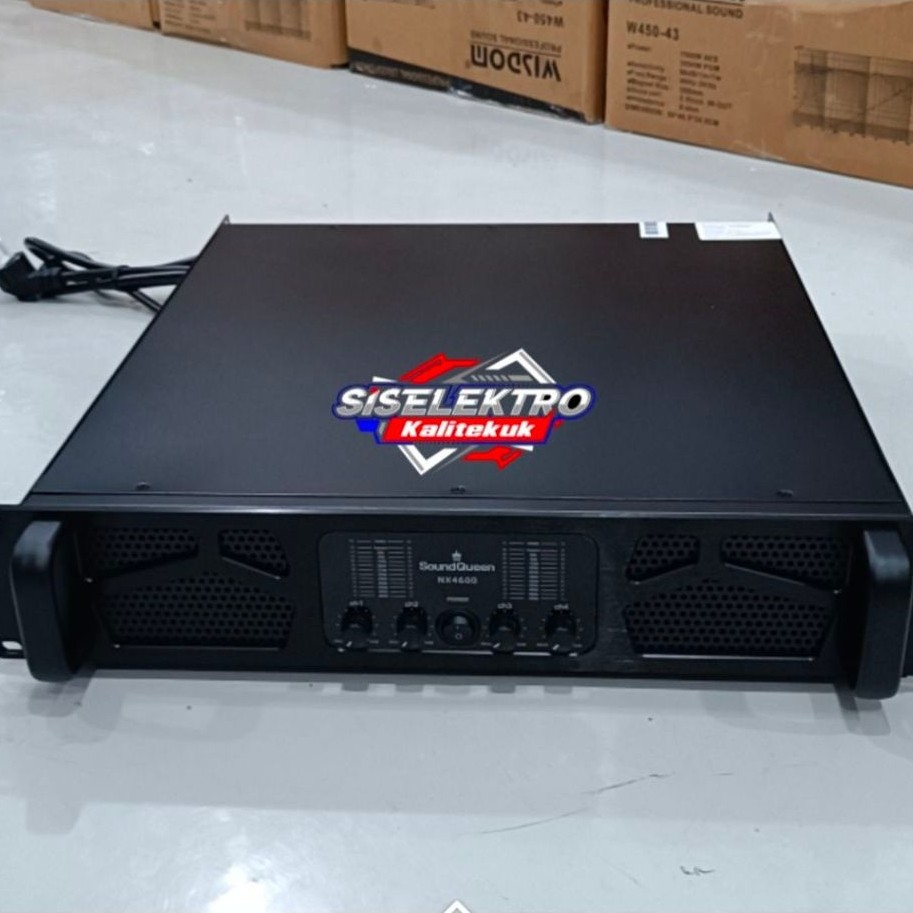 power amplifier soundqueen nx4600 power soundqueen nx 4600
